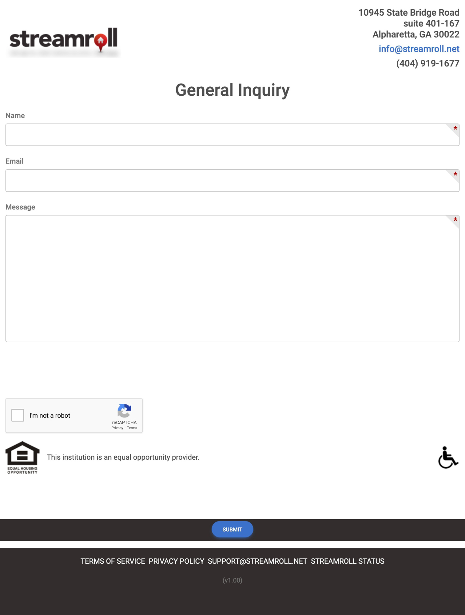 Screenshot - View Form